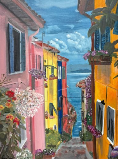Gasse ans Meer